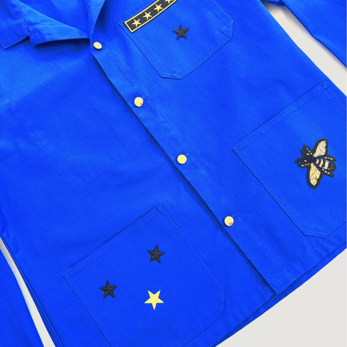 Veste bleu LEOPARD