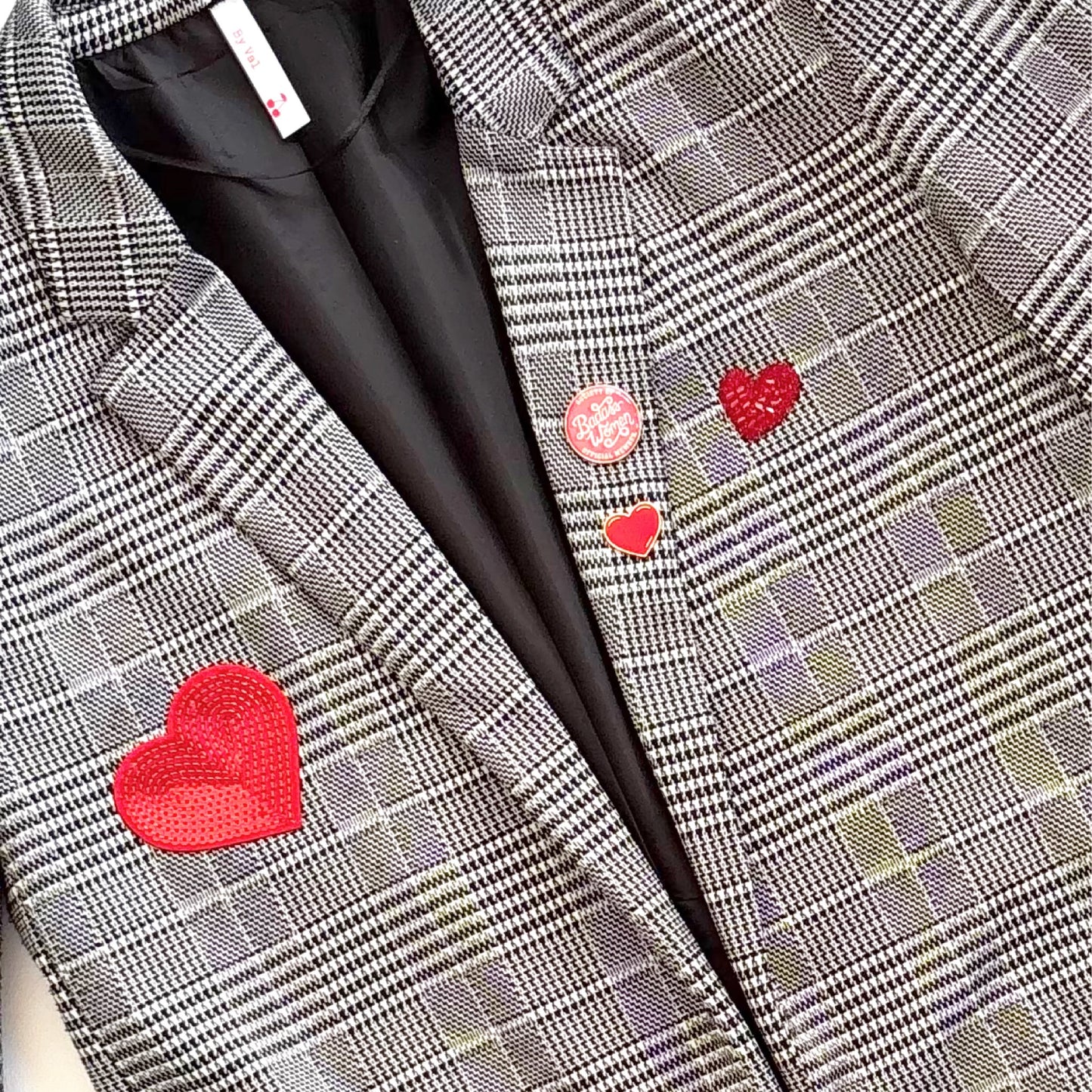 Veste Blazer Prince de Galle COEUR XL