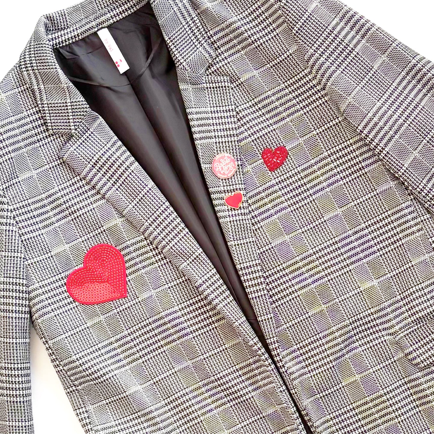 Veste Blazer Prince de Galle COEUR XL