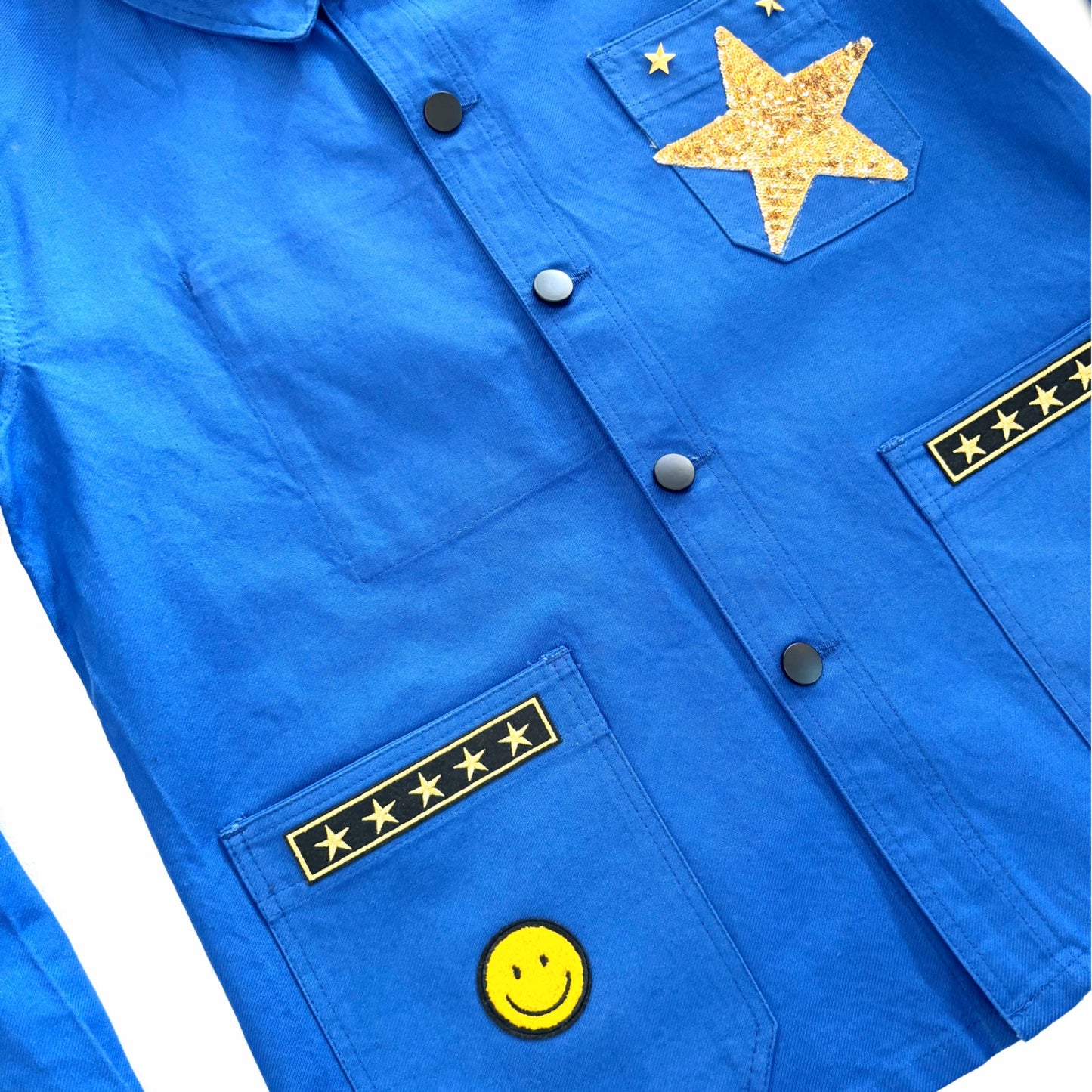 Veste bleu SMILEY