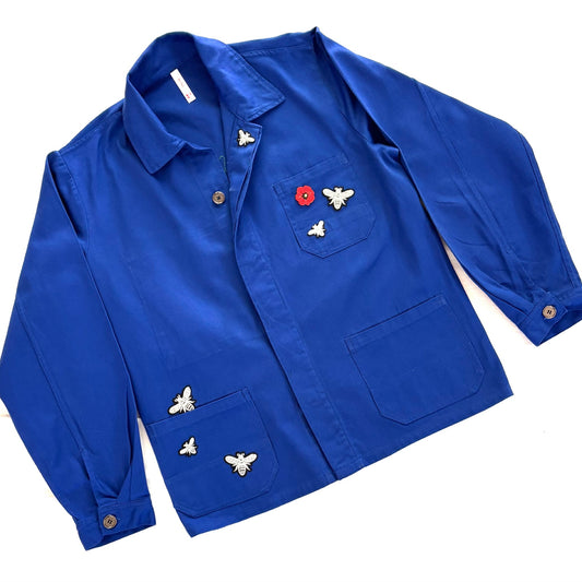 Veste Abeilles argentées