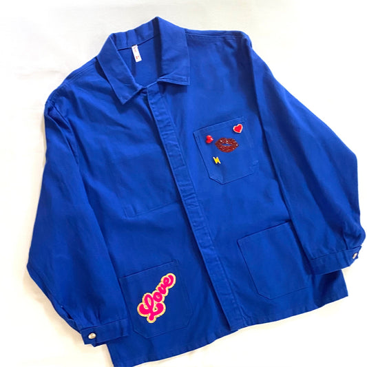 Veste bleu LOVE bleu