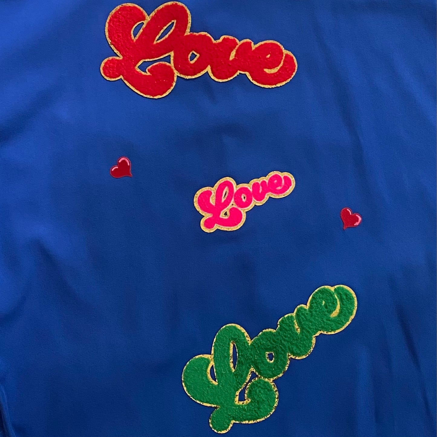 Veste bleu GOOD VIBES