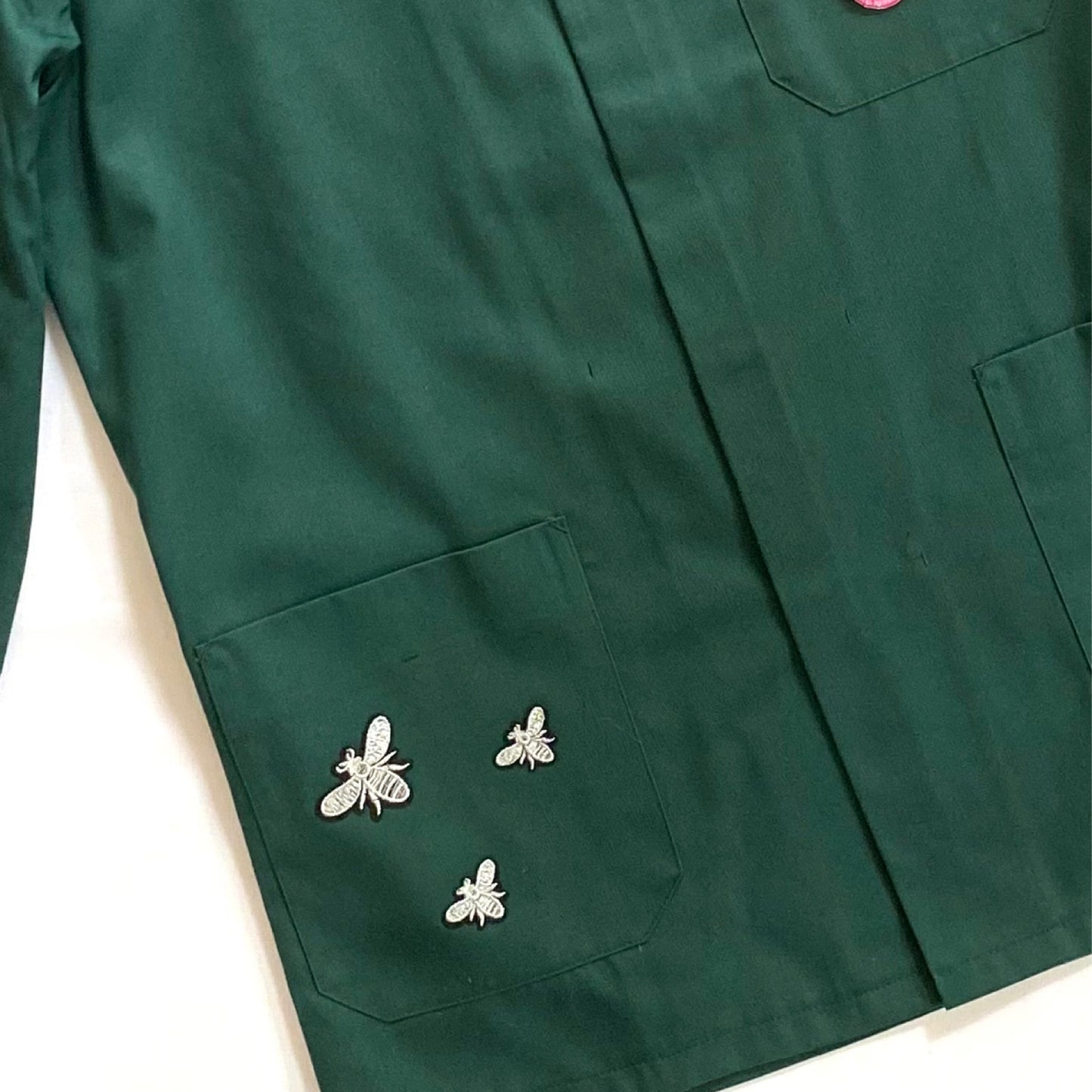 Veste verte LOVE fuchsia
