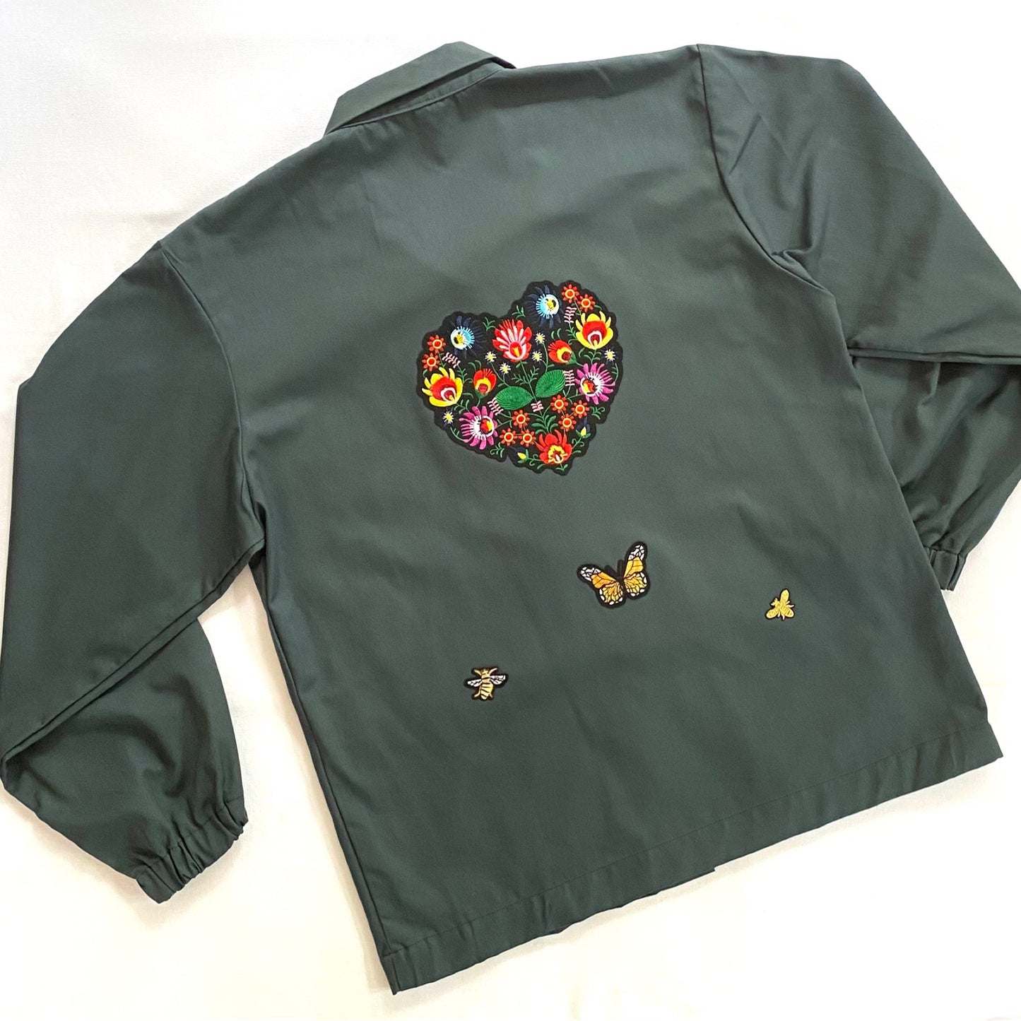 Veste vert foncé Coeur