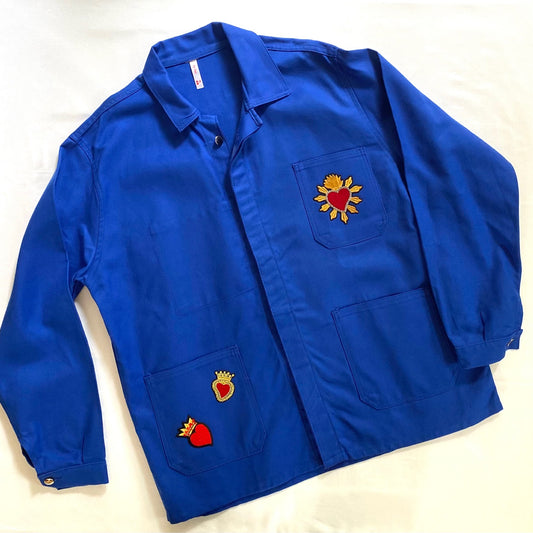 Veste bleu COEUR SACRÉ