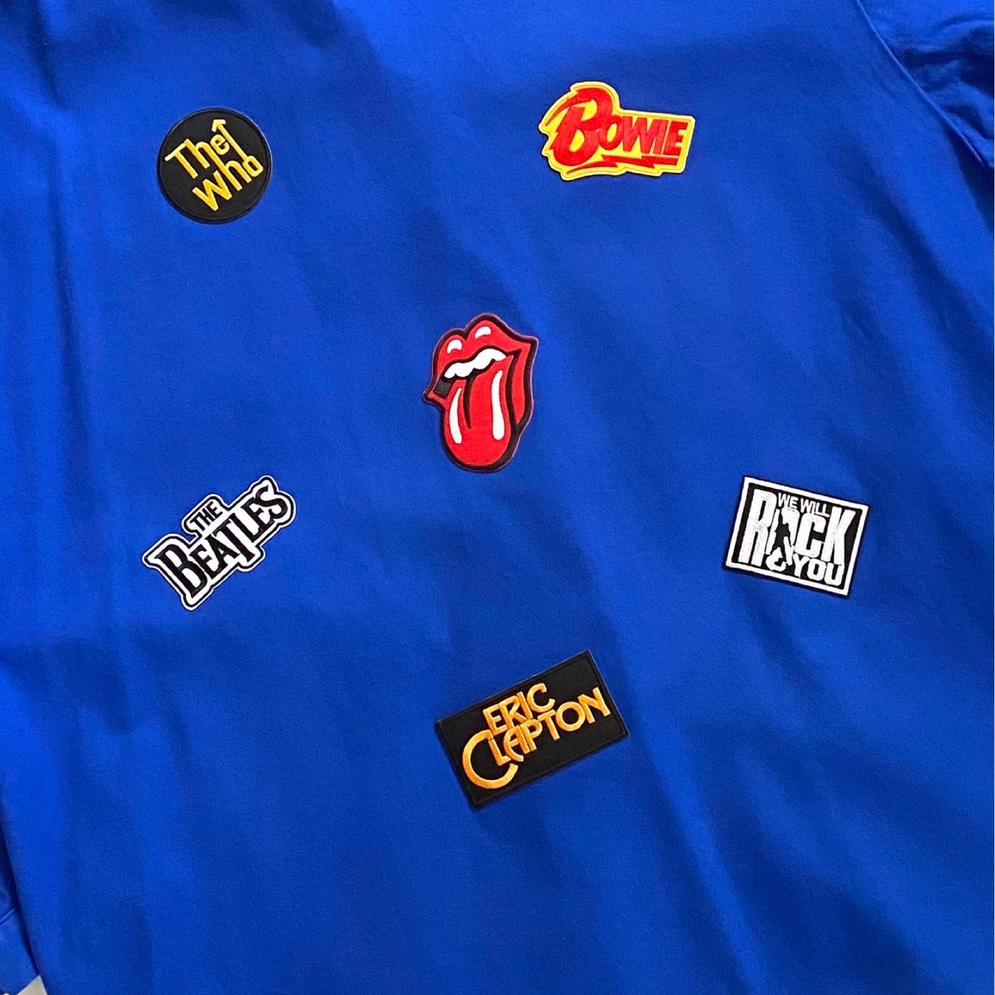 Veste bleu ROCK DON'T FOLLOW ME I'M LOST TOO