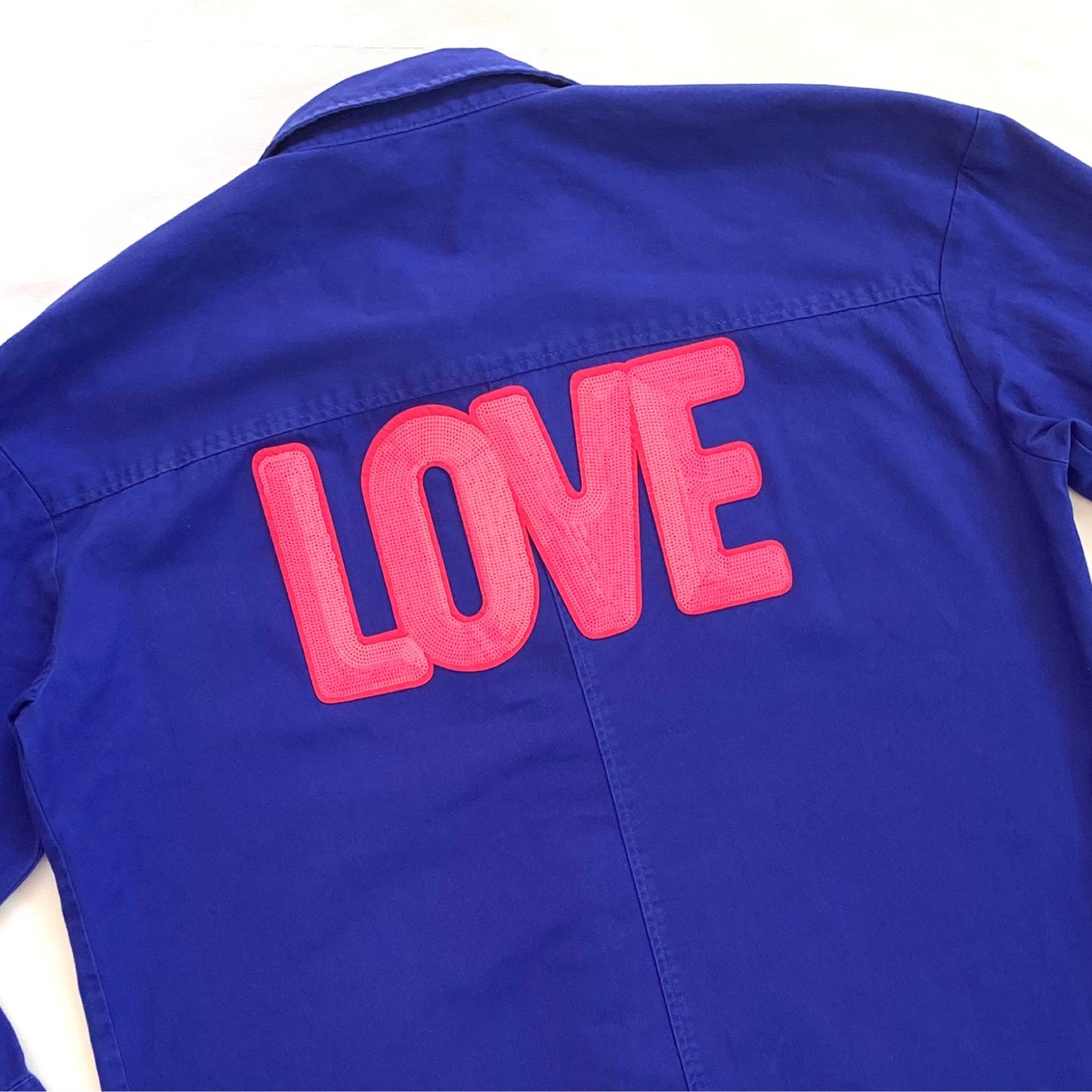 Veste/chemise LOVE fuchsia