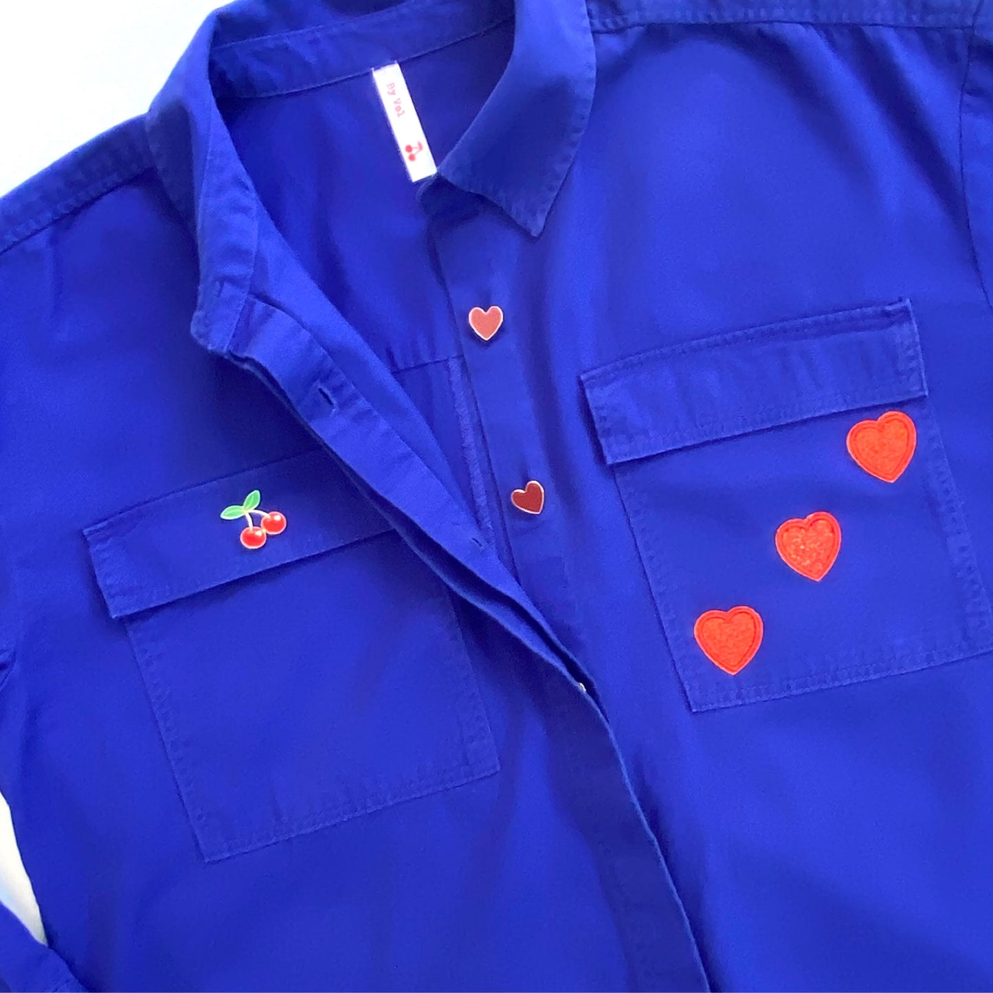 Veste/chemise LOVE fuchsia