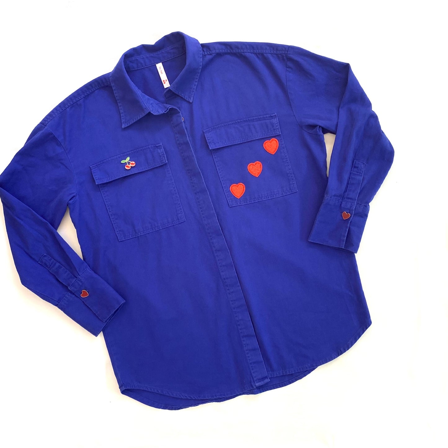 Veste/chemise LOVE fuchsia