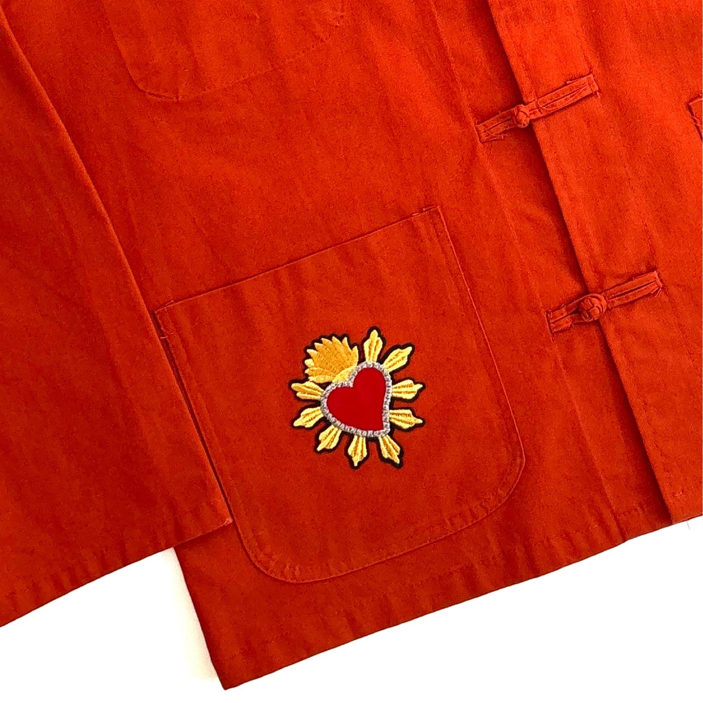 Veste brique COEUR SACRÉ