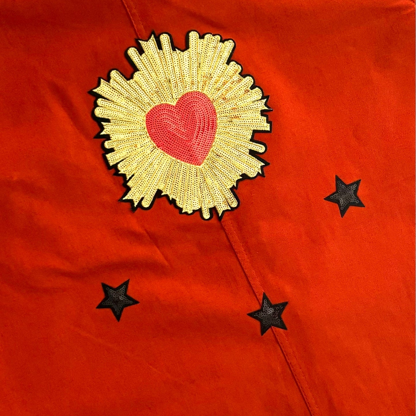 Veste brique COEUR SACRÉ