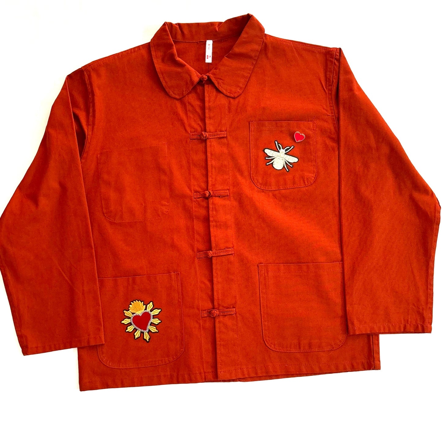 Veste brique COEUR SACRÉ