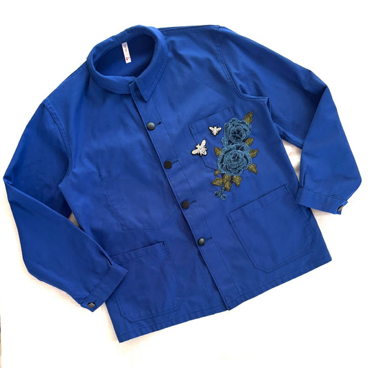 Veste Roses bleues