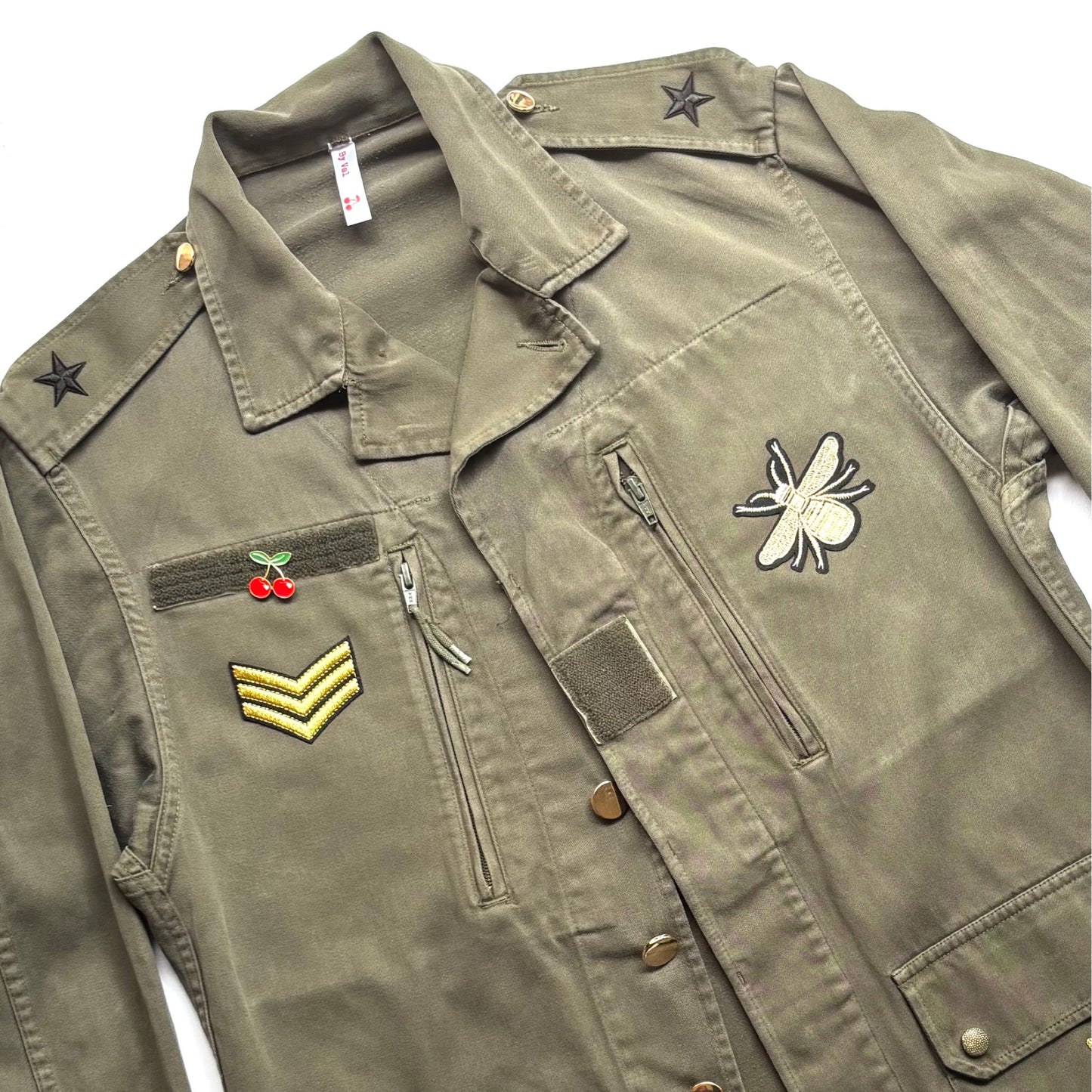 Veste kaki LÉOPARD