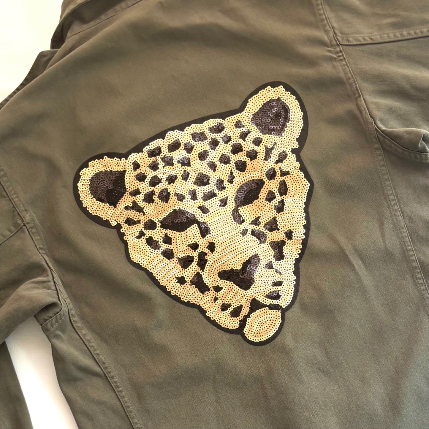 Veste kaki LÉOPARD