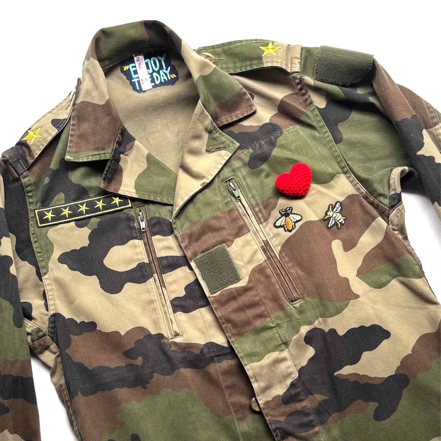 Veste treillis COEUR SACRÉ