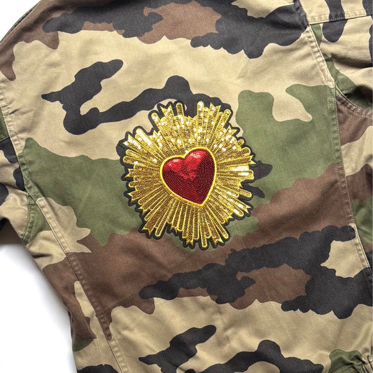 Veste treillis COEUR SACRÉ