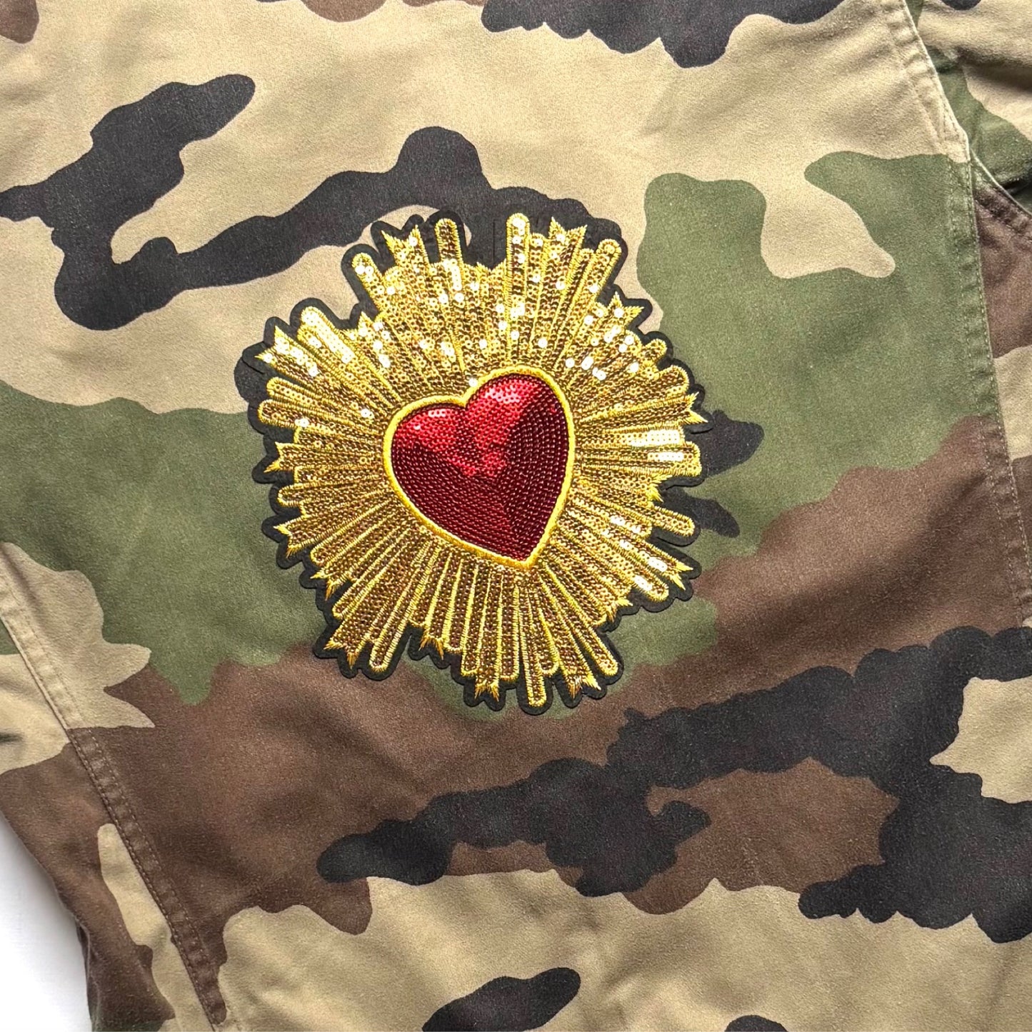 Veste treillis COEUR SACRÉ