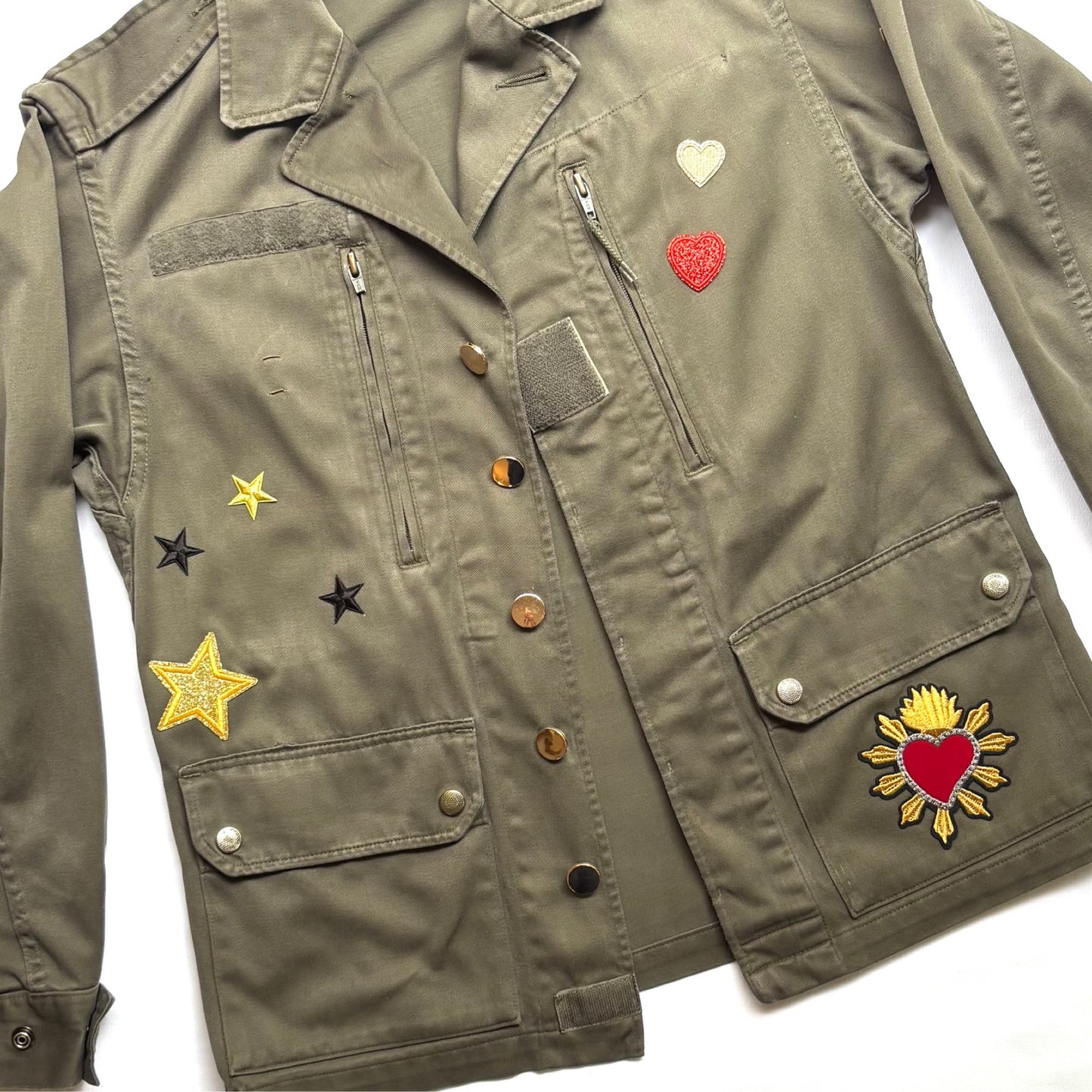 Veste kaki COEUR SACRÉ