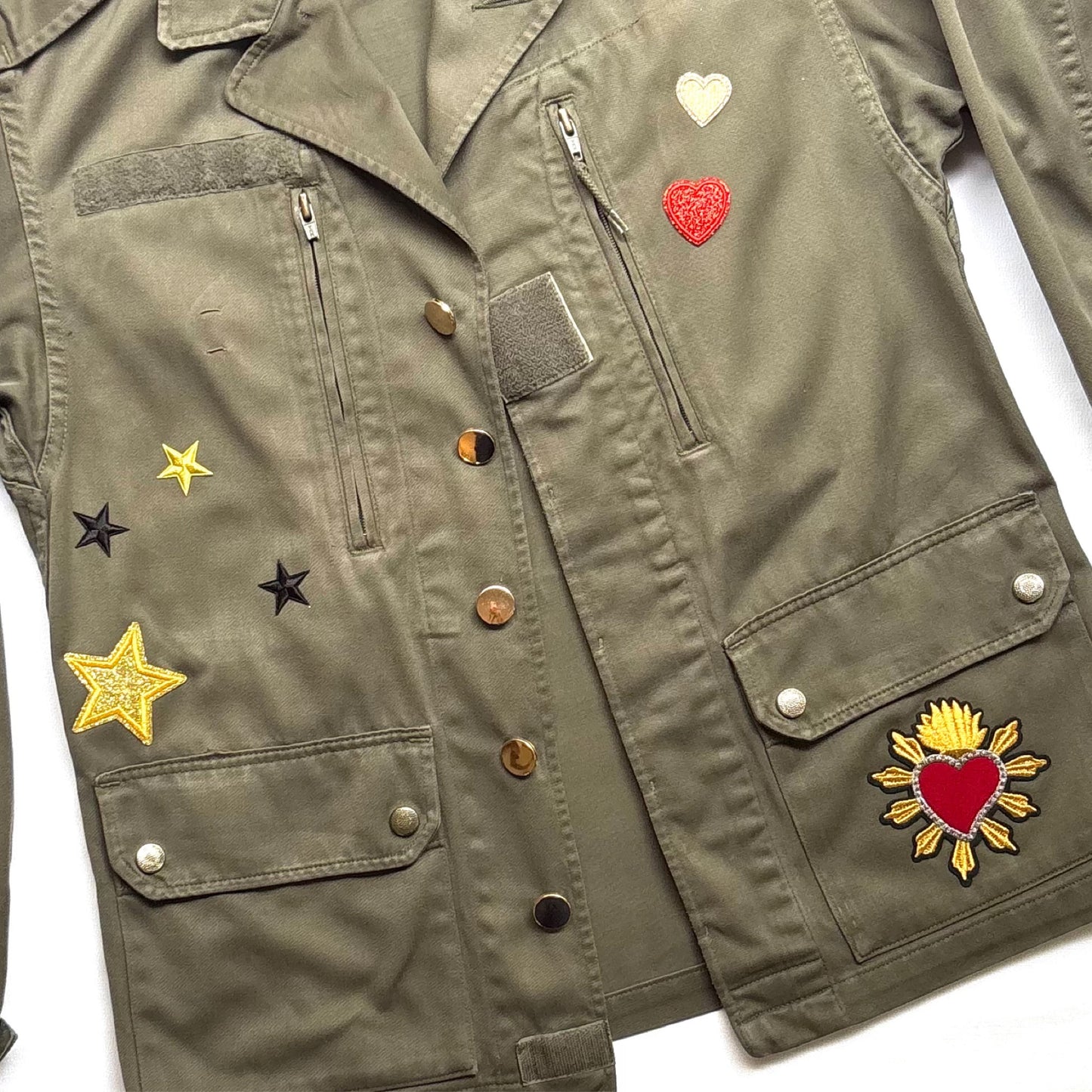 Veste kaki COEUR SACRÉ