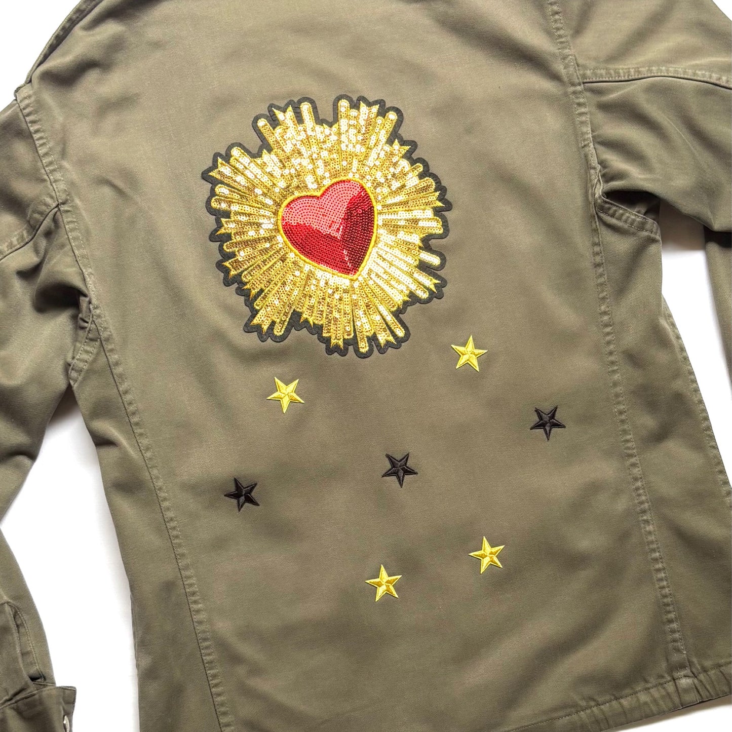 Veste kaki COEUR SACRÉ