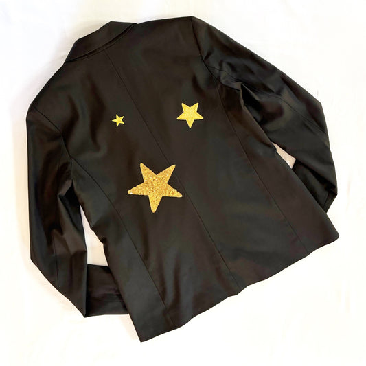 Veste tailleur noire ÉTOILES