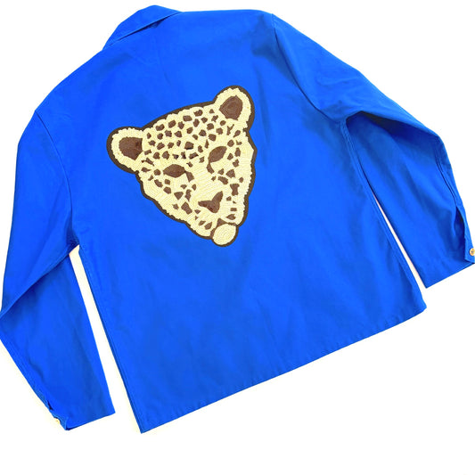 Veste bleu LEOPARD