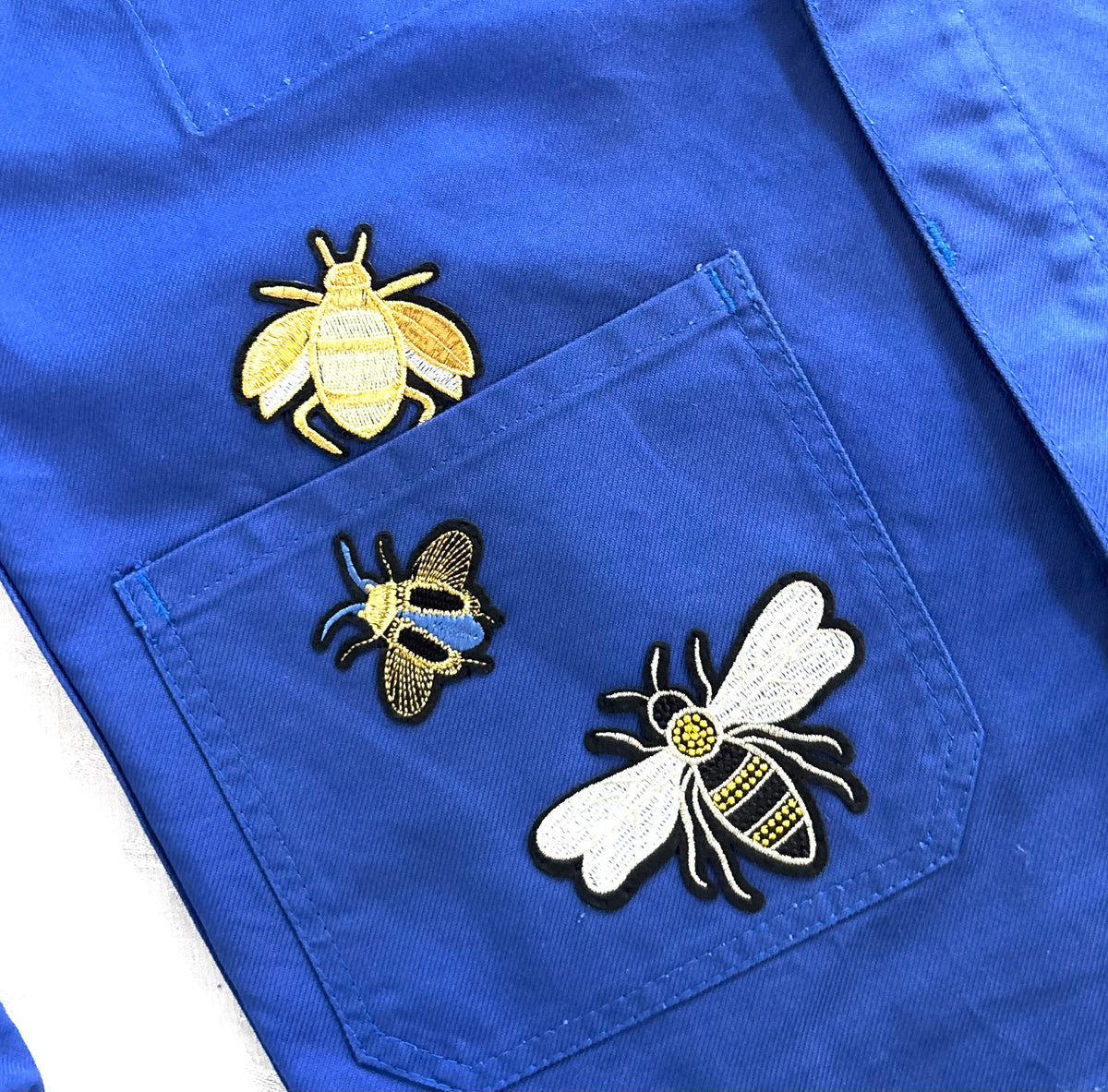 Veste Bleu Fleur de lotus