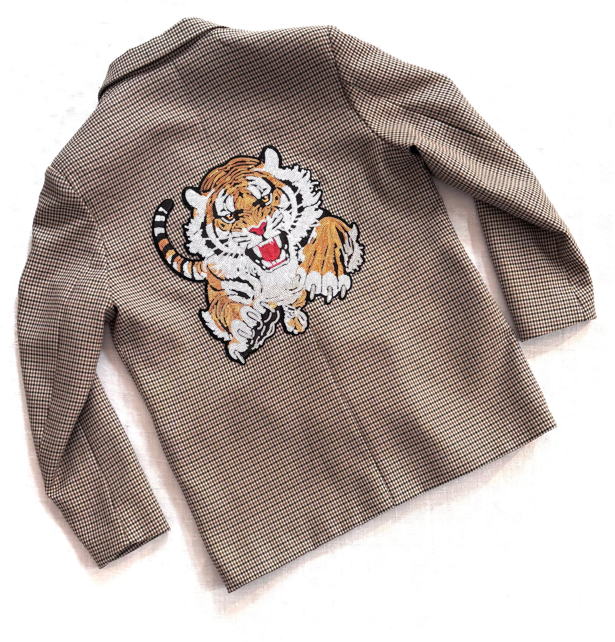 Veste Blazer carreaux Tigre