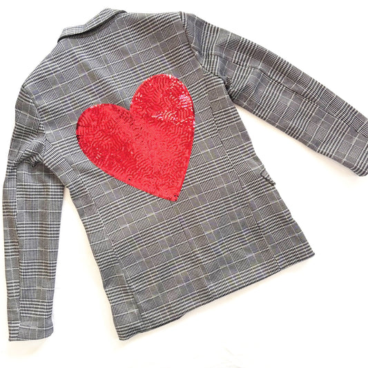 Veste Blazer Prince de Galle COEUR XL