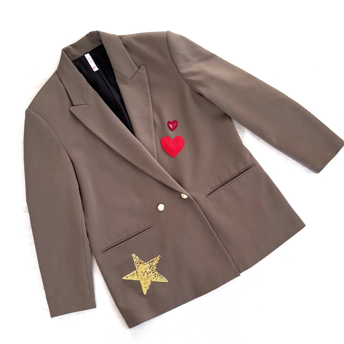 Blazer Kaki light Coeur sacré