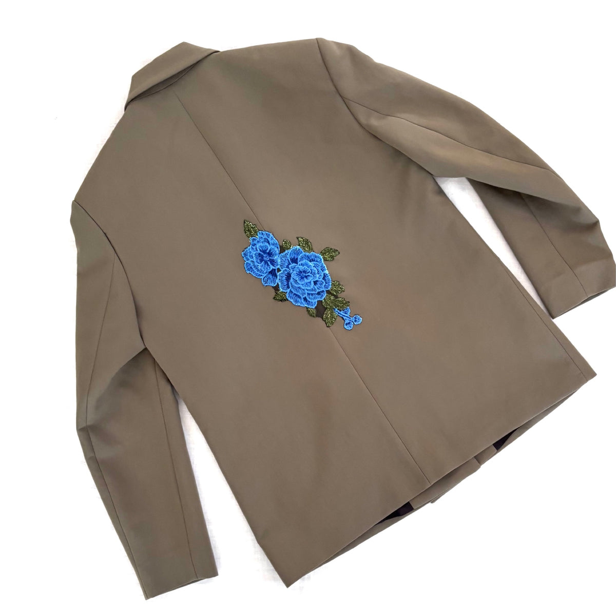 Blazer Kaki light rose bleu