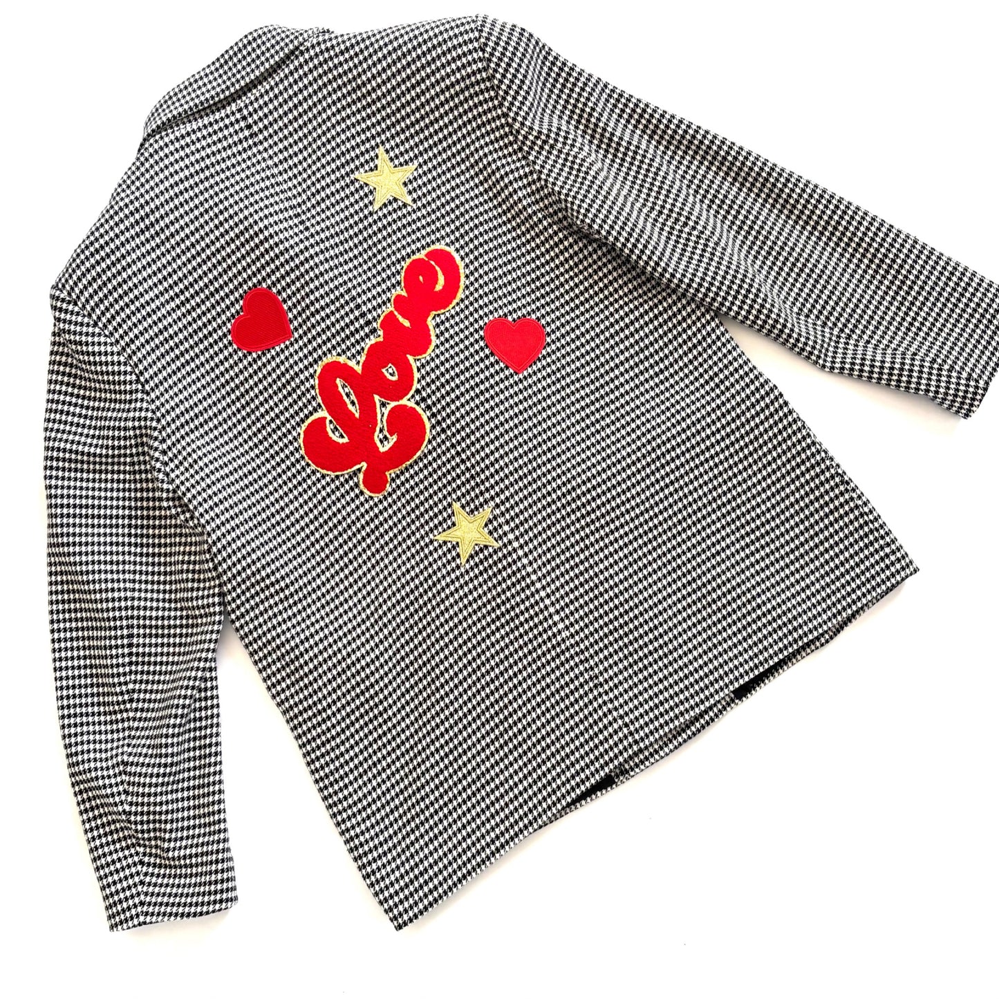 Veste Blazer LOVE pied de poule