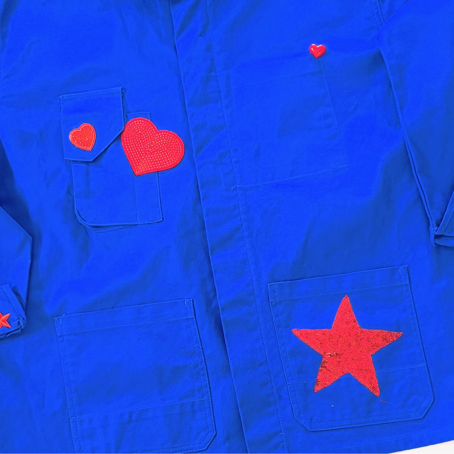 Veste Bleu Coeur sacré