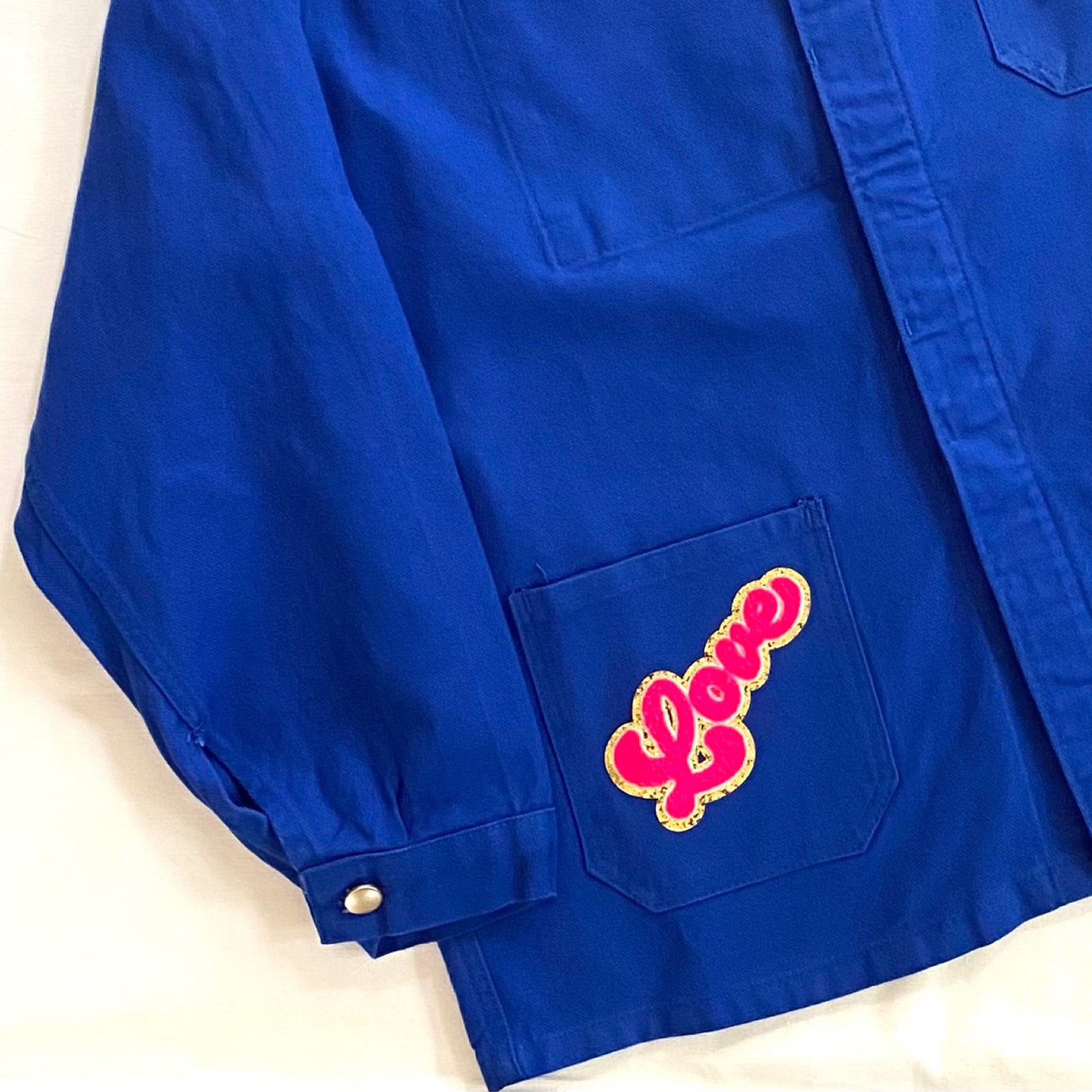 Veste bleu LOVE bleu