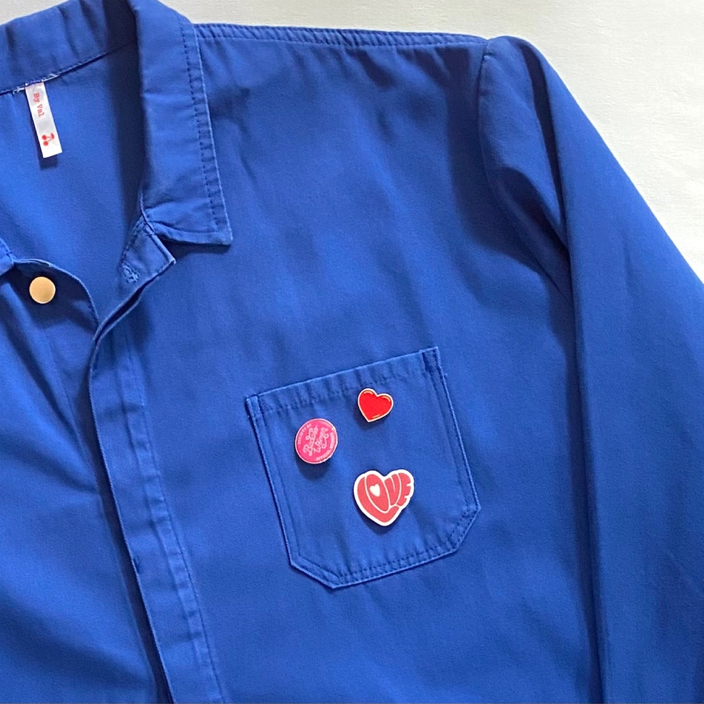 Veste bleu GOOD VIBES