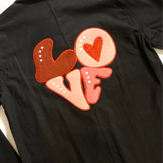 Veste noir LOVE