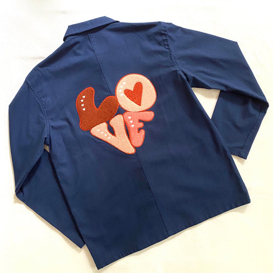 Veste bleu marine LOVE