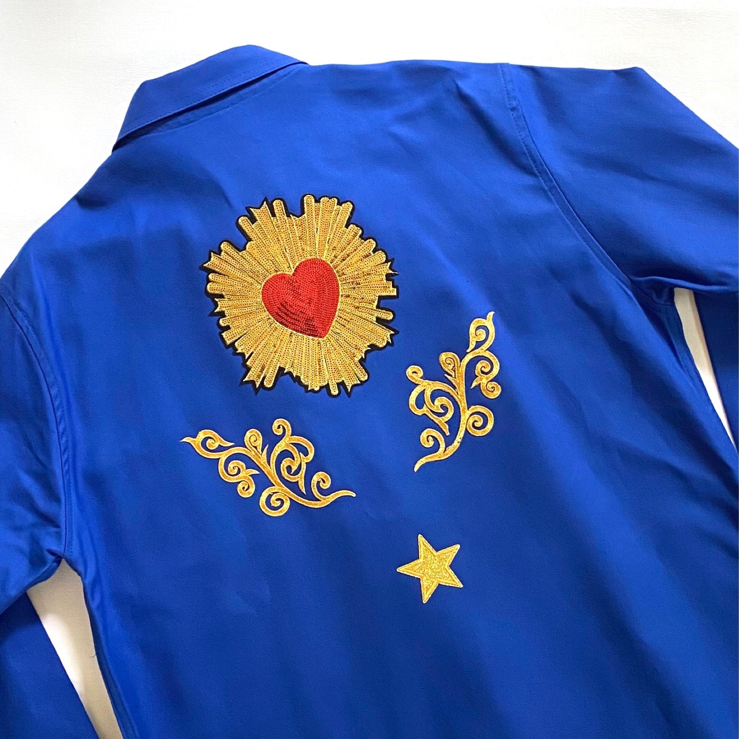 Veste bleu COEUR SACRÉ