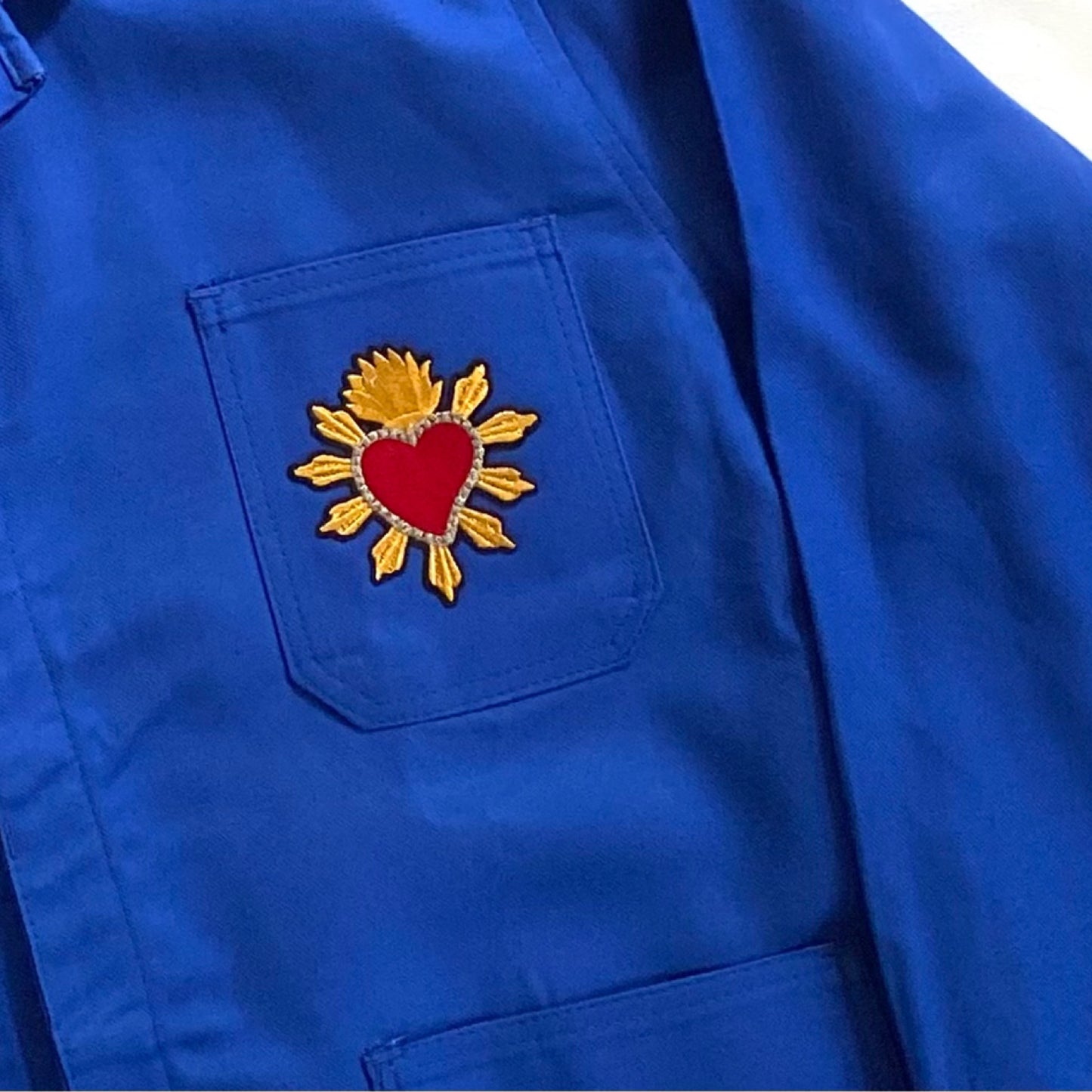 Veste bleu COEUR SACRÉ
