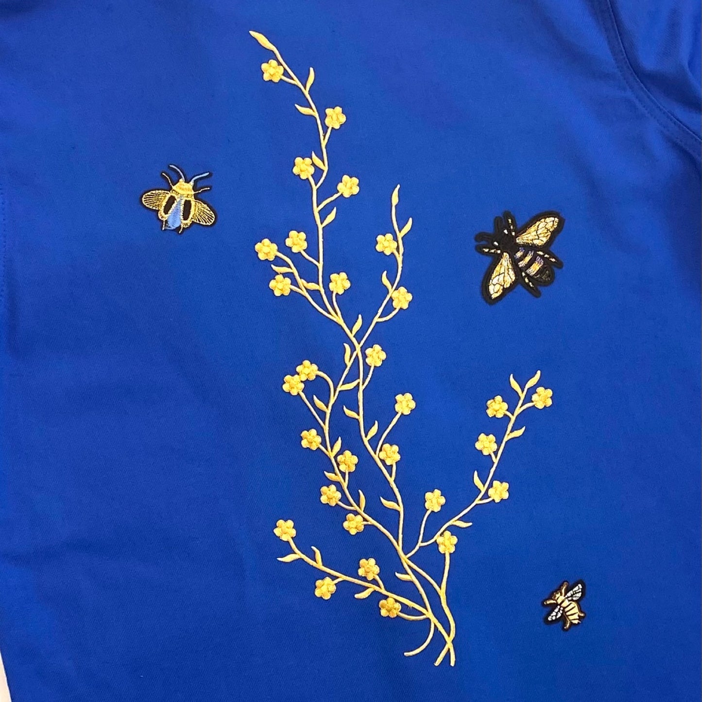 Veste bleu ABEILLES