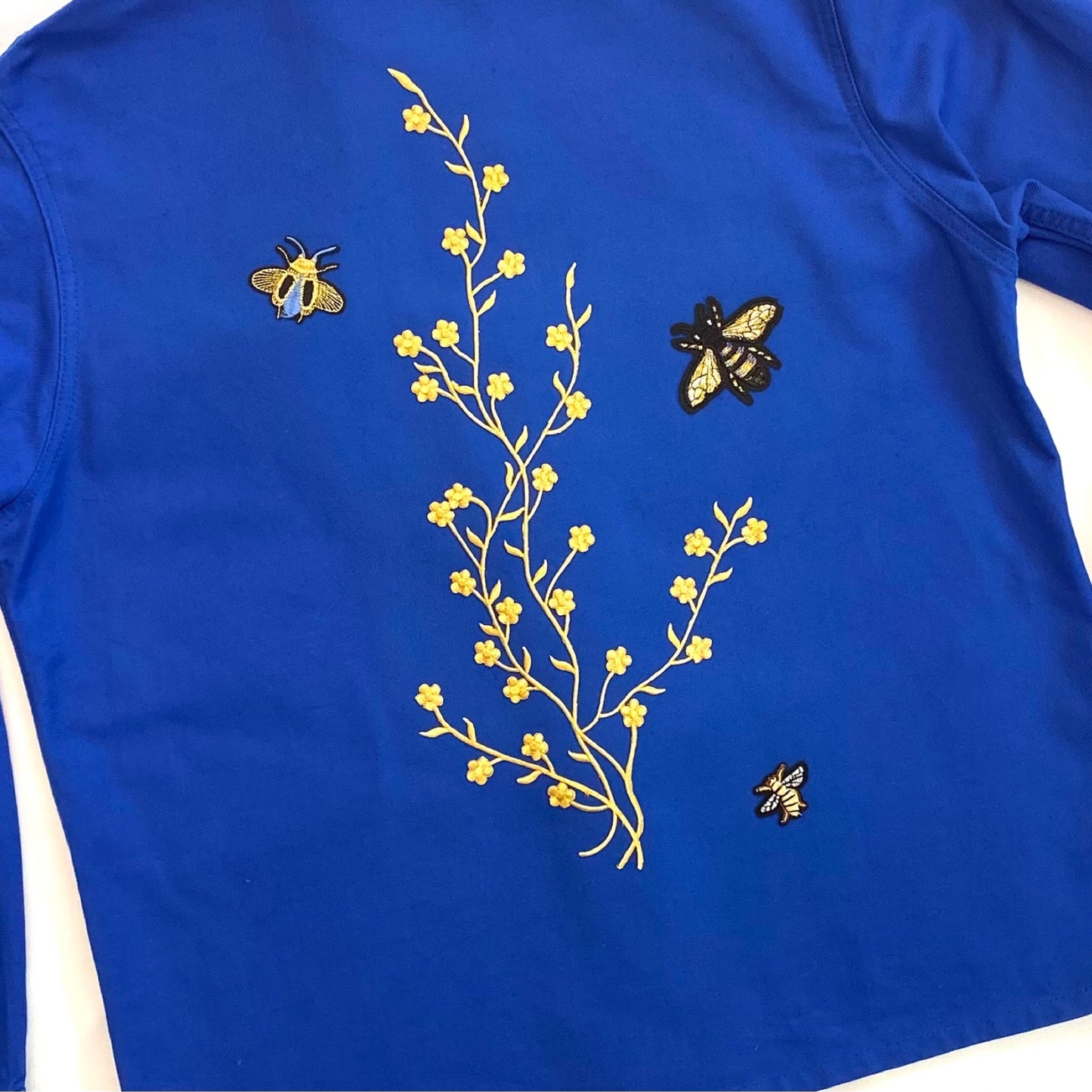 Veste bleu ABEILLES
