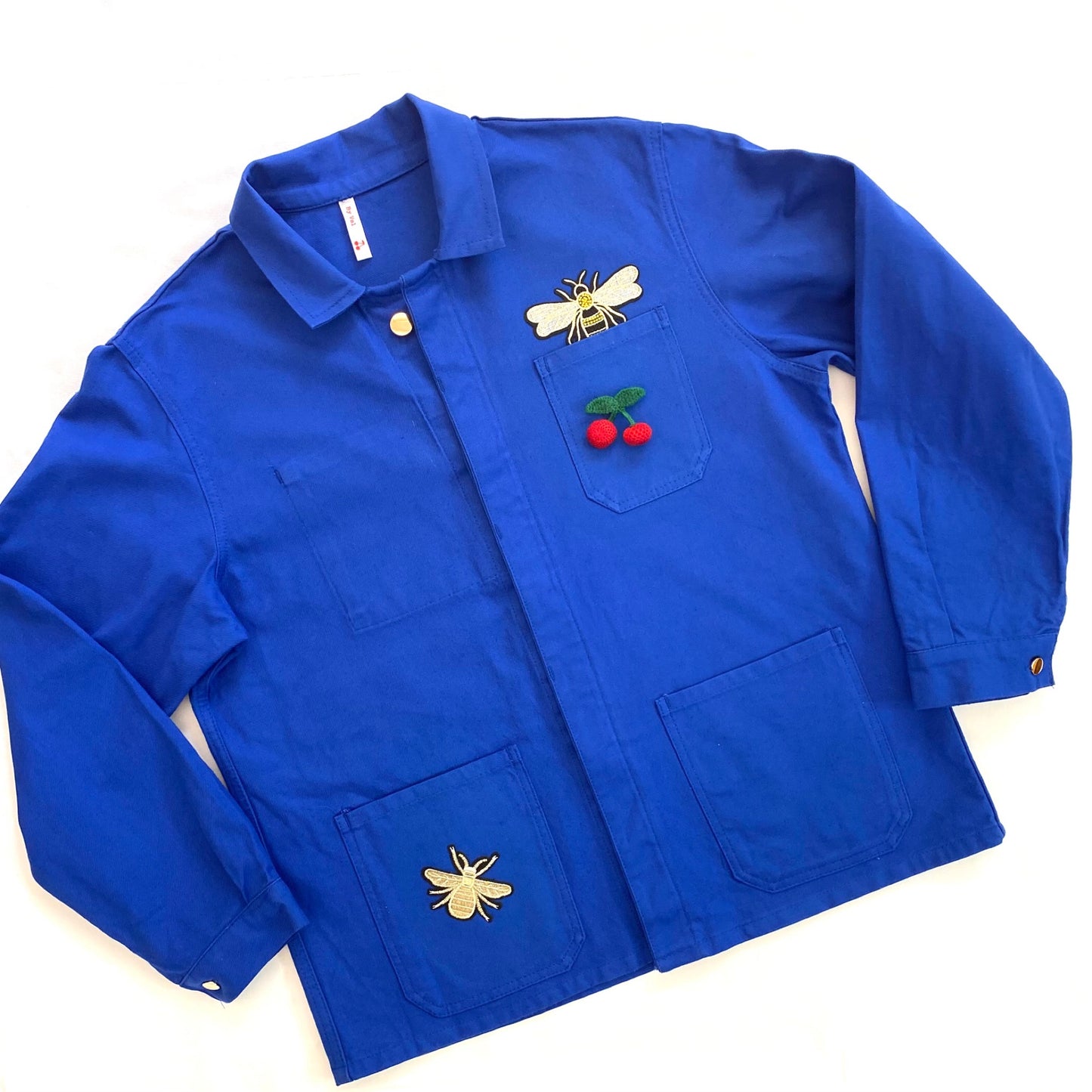Veste bleu ABEILLES
