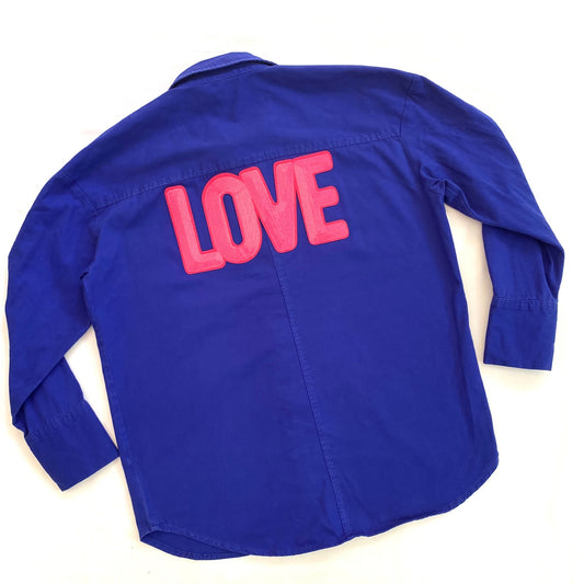 Veste/chemise LOVE fuchsia