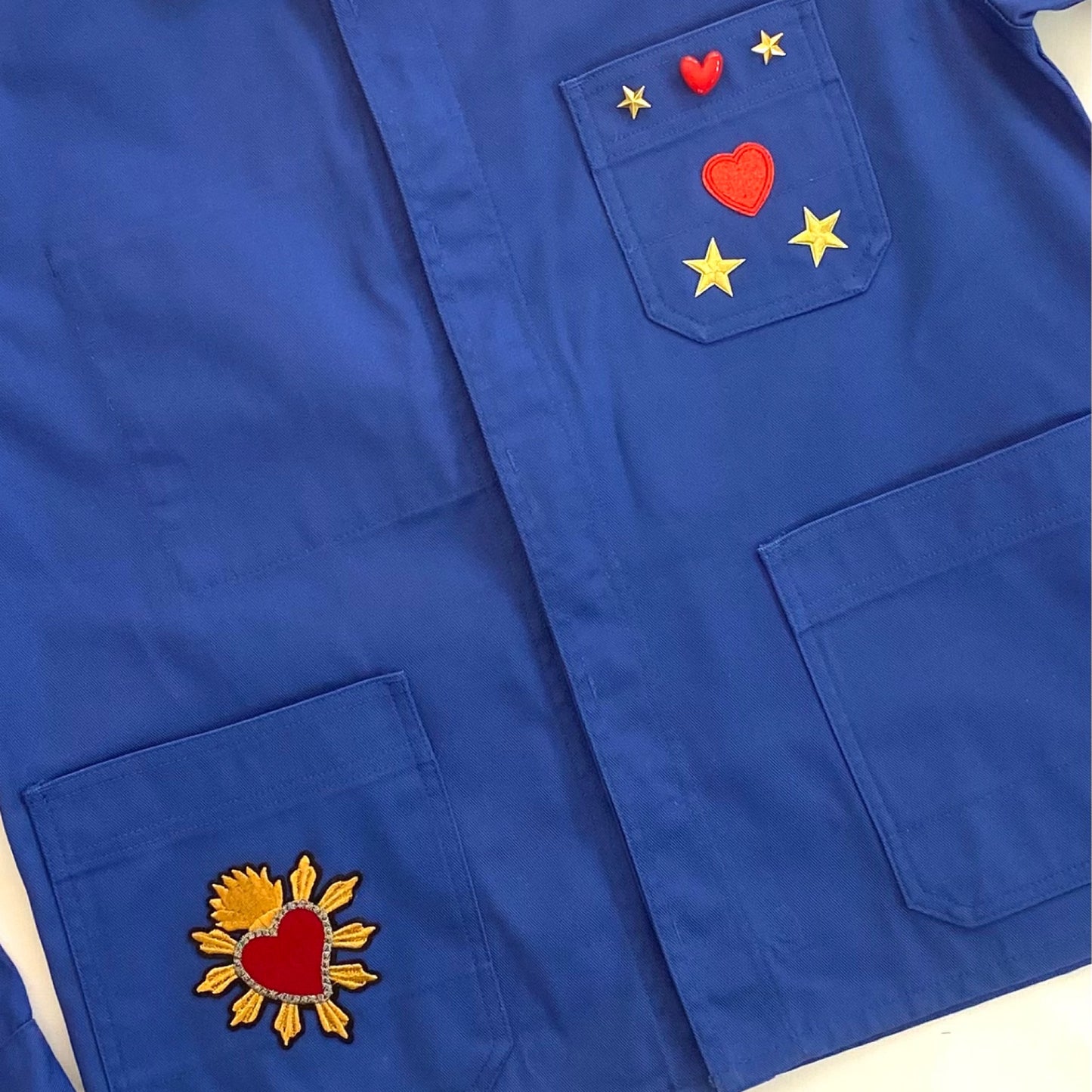 Veste bleu COEUR SACRÉ