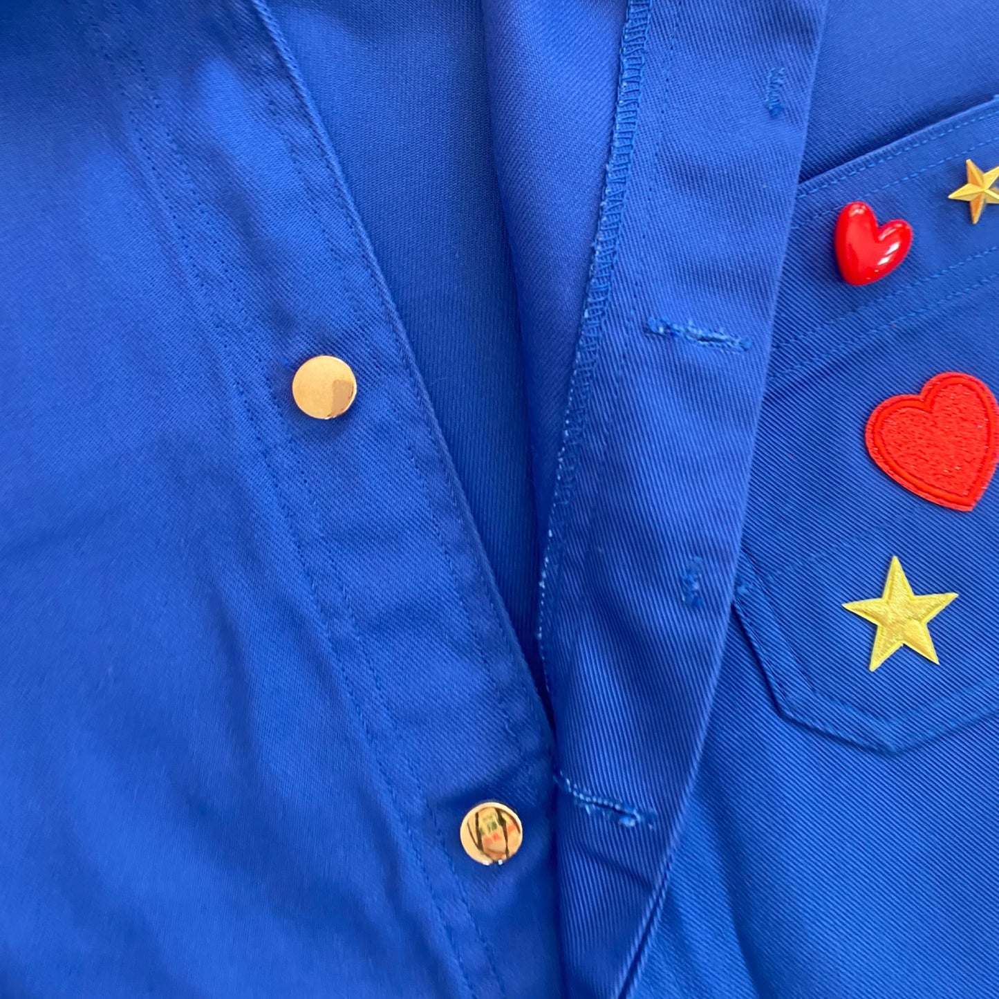 Veste bleu COEUR SACRÉ