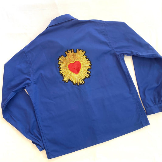 Veste bleu COEUR SACRÉ