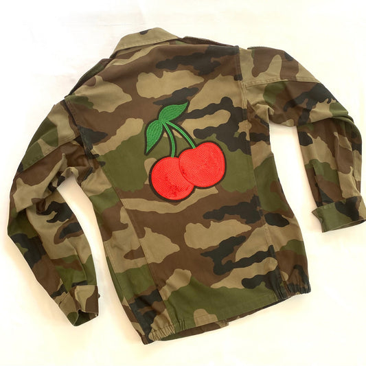 Veste Treillis CERISE