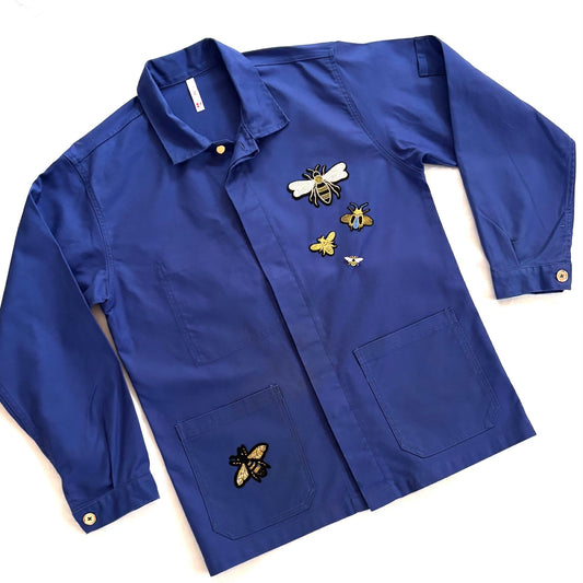 Veste Bleue Rose Bleue